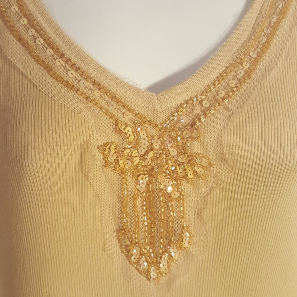 Faded Glory Sleeveless Womens Top Embellished - Size XL.